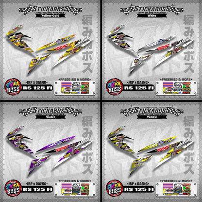 RS 125 FI Decals (JRP x DAENG) [ASSORTED COLORS]【PREMIUM GLOSSY LAMINATED】