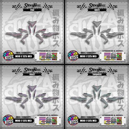 MIO I 125 M3 DECALS ( MIO Z CONCEPT )【WITH FREEBIES】