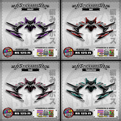 RS 125 FI DECALS ( CLASSIC LINE)【WITH FREEBIES】