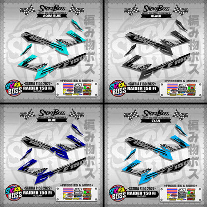 RAIDER 150 Fi DECALS ( SATRIA F150 2022  )【WITH FREEBIES】