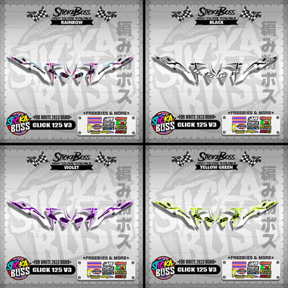 CLICK 125 V3 DECALS ( FOR WHITE 2023 VARIO )【WITH FREEBIES】