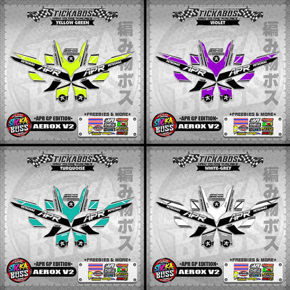AEROX V2 STICKER DECALS ( APR GP EDITION )【WITH FREEBIES】