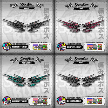 MIO SPORTY / SMILEY DECALS ( 110i THUNDER STRIKES )【WITH FREEBIES】
