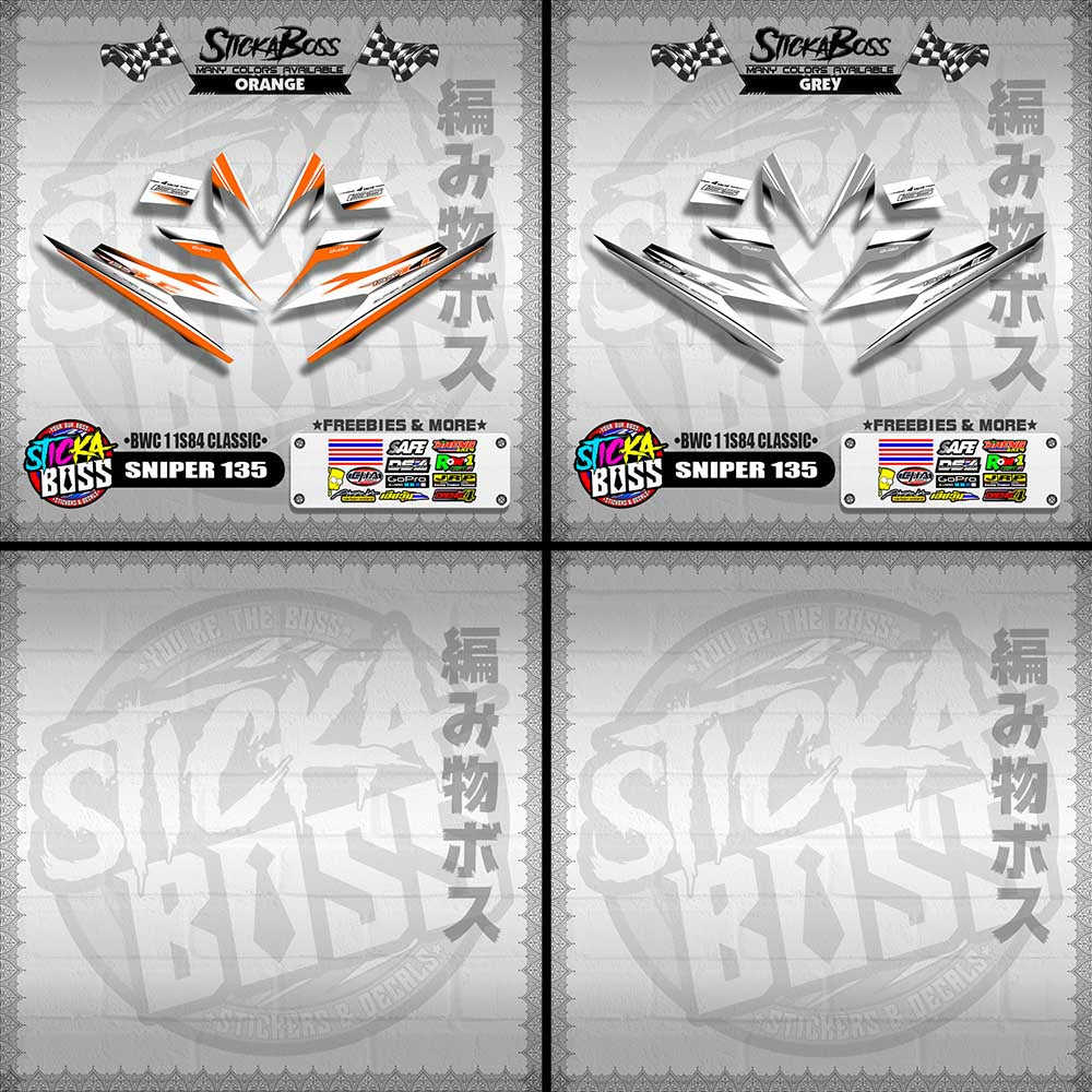 SNIPER 135 DECALS ( BWC 1 1S84 CLASSIC )【WITH FREEBIES】