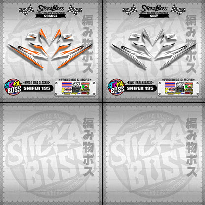 SNIPER 135 DECALS ( BWC 1 1S84 CLASSIC )【WITH FREEBIES】