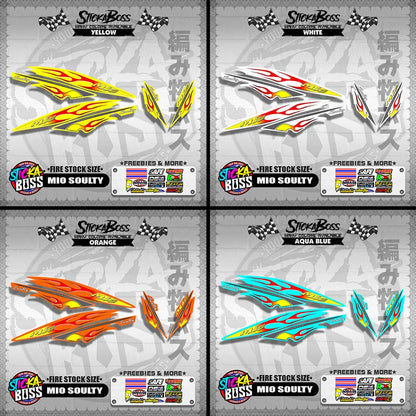 MIO SOULTY DECALS ( FIRE STOCK SIZE )【WITH FREEBIES】