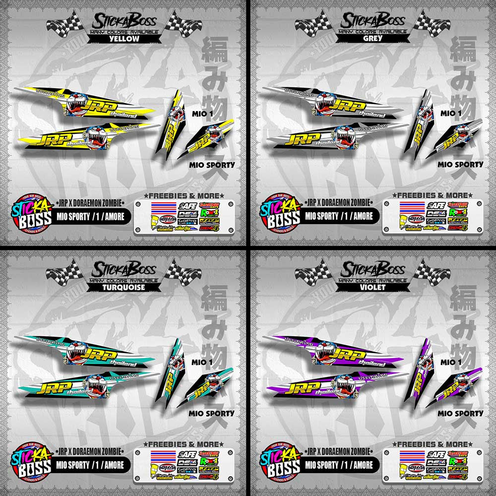 MIO SPORTY / 1 / AMORE DECALS ( JRP X DORAEMON ZOMBIE )【WITH FREEBIES】
