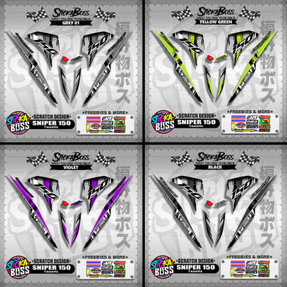 SNIPER 150 VIETNAM DECALS ( SCRATCH DESIGN )【WITH FREEBIES】