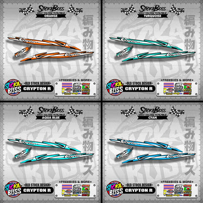 CRYPTON R DECALS ( OLD STOCK DESIGN )【WITH FREEBIES】