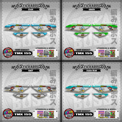 TMX 155 DECALS ( BOM RANGSIT )【WITH FREEBIES】