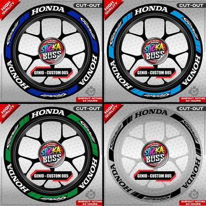 GENIO MAG STICKER SET ( 2 MAGS ) - CUSTOM 005 | VINYL WATERPROOF CUT-OUT DECALS