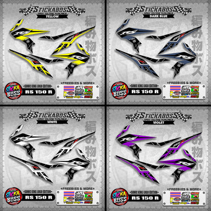 RS 150 R STICKER DECALS ( SONIC KING LOGO EDITION )【WITH FREEBIES】