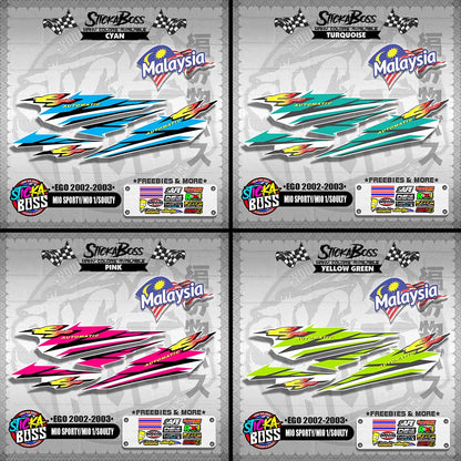 MIO SPORTY / MIO 1 / SOULTY DECALS ( EGO 2002-2003 )【WITH FREEBIES】