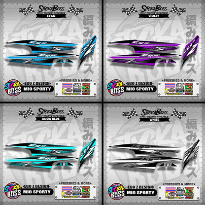 MIO SPORTY DECALS ( EGO Z DESIGN )【WITH FREEBIES】