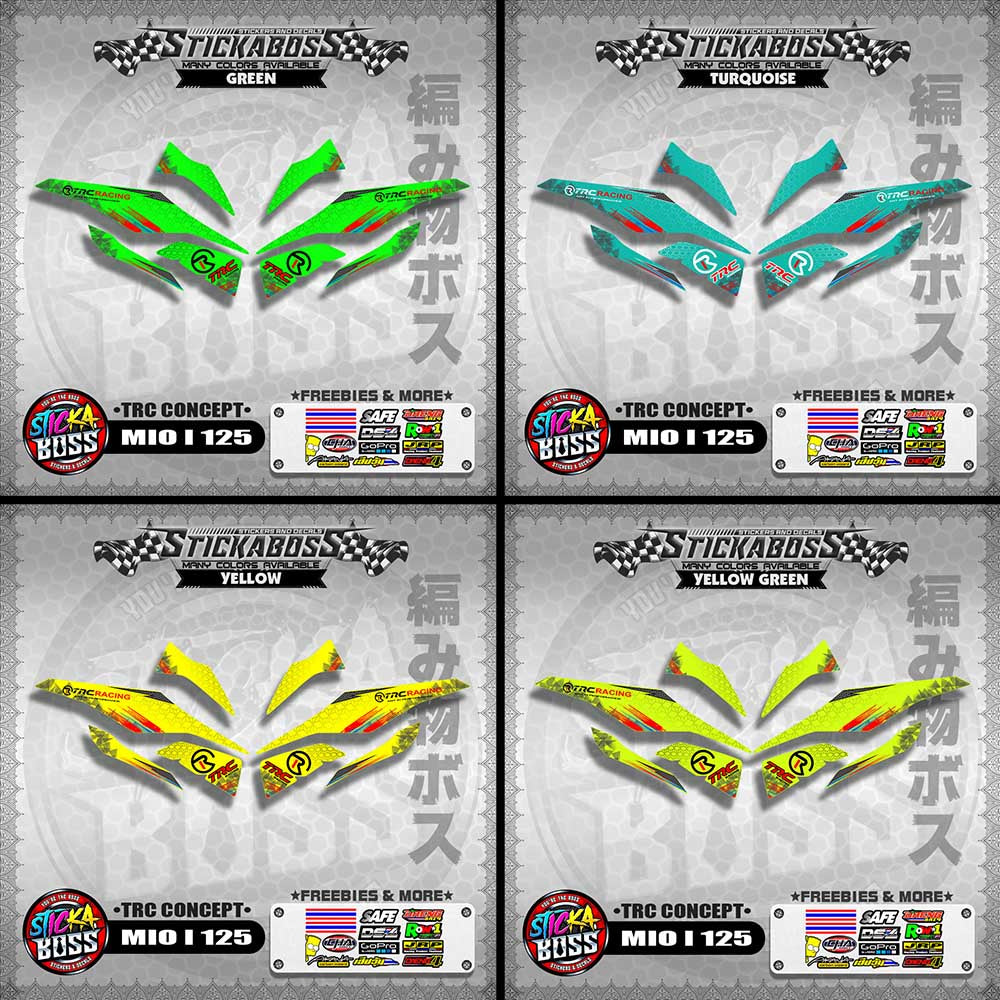 MIO I 125 STICKER DECALS ( TRC CONCEPT )【WITH FREEBIES】