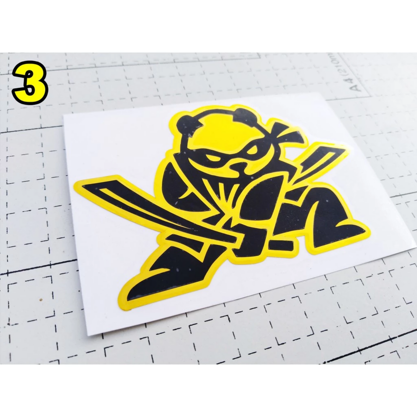 [PART 8] Gold Chrome Decal Stickers Vinyl Cut Out Stickers [ Religious / Thailook / Yayamanin ]