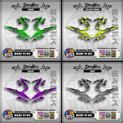 BEAT FI V2 DECALS ( HAYABUSA JDM )【WITH FREEBIES】