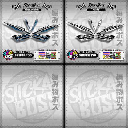 SNIPER 150 DECALS ( NTN Y15ZR )【WITH FREEBIES】
