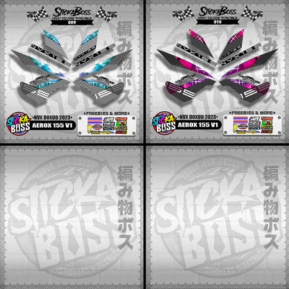 AEROX 155 V1 DECALS ( NVX DOXUO 2023 )【WITH FREEBIES】