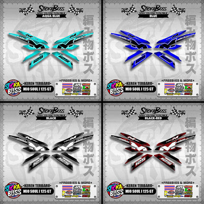 MIO SOUL I 125 GT DECALS ( KEREN TERBARU )【WITH FREEBIES】