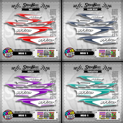 MIO 1 DECALS ( FOR WHITE STYLE CULTURE )【WITH FREEBIES】