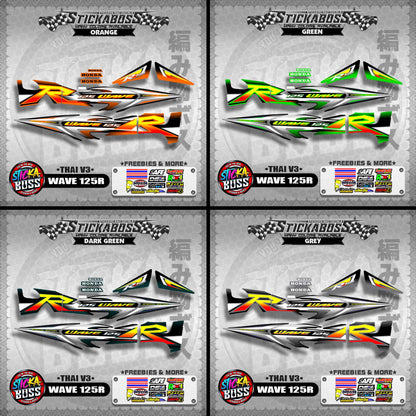 HONDA WAVE 125 R ( THAI V3 ) 【WITH FREEBIES】