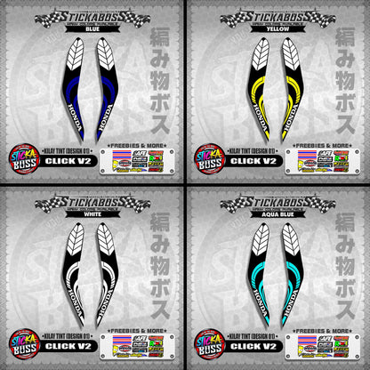 CLICK 125i / 150i V2 KILAY TINT ( DESIGN 01 )【WITH FREEBIES】