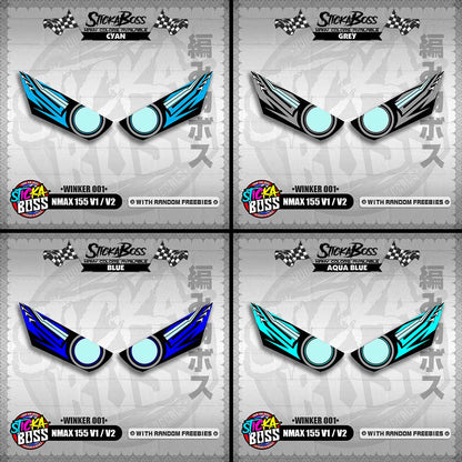 NMAX 155 V1/V2 (WINKER 001) TRANSPARENT【WITH FREEBIES】