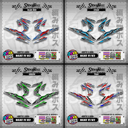 BEAT FI V2 DECALS ( MTV X AUN )【WITH FREEBIES】