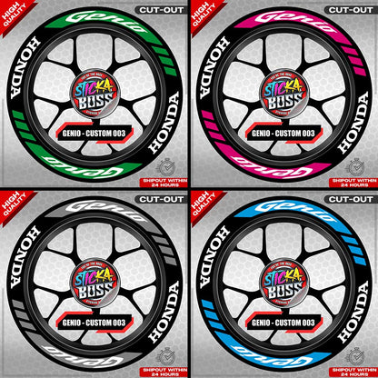 GENIO MAG STICKER SET ( 2 MAGS ) - CUSTOM 003 | VINYL WATERPROOF CUT-OUT DECALS