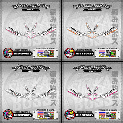 MIO SPORTY INDO DECALS ( FOR WHITE LINE STRIPPING A8 )【WITH FREEBIES】