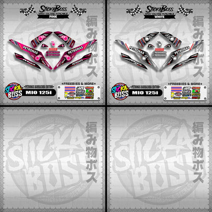 MIO 125i DECALS ( PETRONAS BARRACUDA EDITION )【WITH FREEBIES】