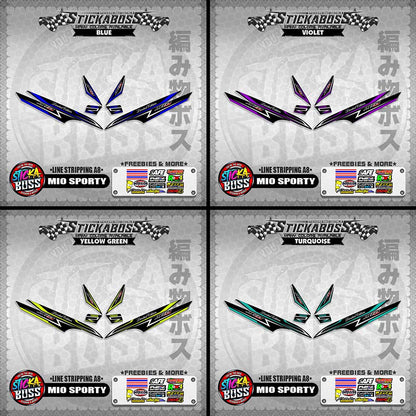 MIO SPORTY INDO STICKER DECALS (LINE STRIPPING A8)【WITH FREEBIES】