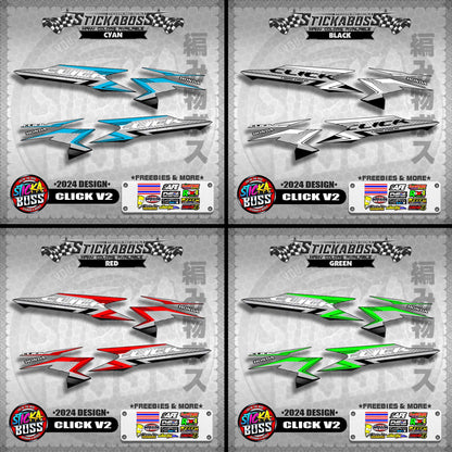 CLICK V2 STOCK DECALS ( 2024 DESIGN )【WITH FREEBIES】