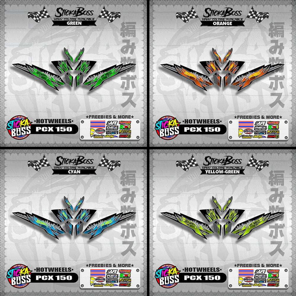 PCX 150 DECALS ( HOTWHEELS )【WITH FREEBIES】