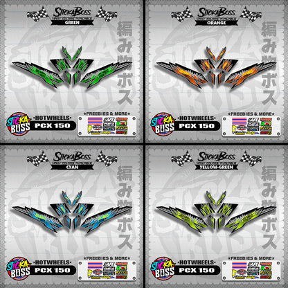 PCX 150 DECALS ( HOTWHEELS )【WITH FREEBIES】