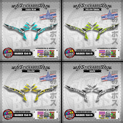 SUZUKI RAIDER 150 Fi Thai Decals ( Satria Blast Edition )【WITH FREEBIES】Thailand Concept