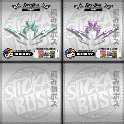 CLICK V2 DECALS ( FOR WHITE VARICHA X DESIGN )【WITH FREEBIES】