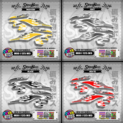 MIO I 125 M3 DECALS ( NEW HOTWHEELS )【WITH FREEBIES】