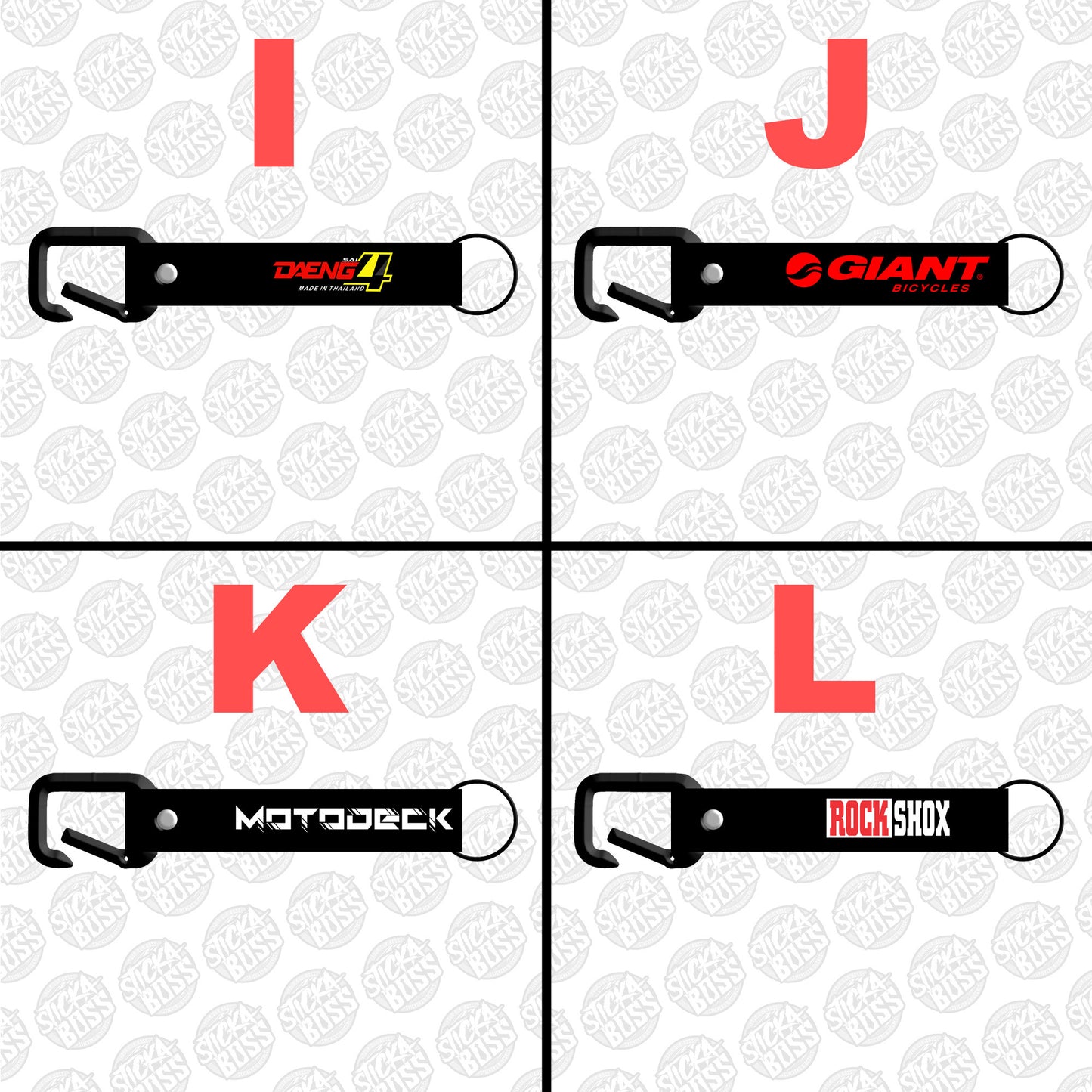 ASSORTED PART 5 KEYCHAIN / KEYHOLDER / KEYLACE