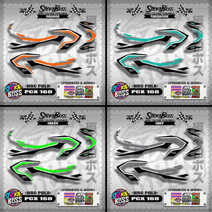 PCX 160 DECALS ( HRC POLA )【WITH FREEBIES】