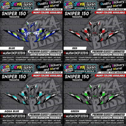SNIPER 150 Decals 【 v3 Malaysian Concept EXCITER 150 】