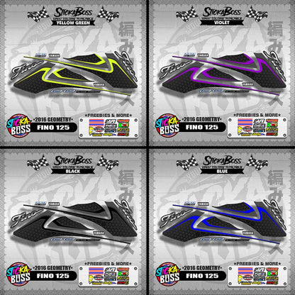 FINO 125 DECALS ( 2016 GEOMETRY )【WITH FREEBIES】