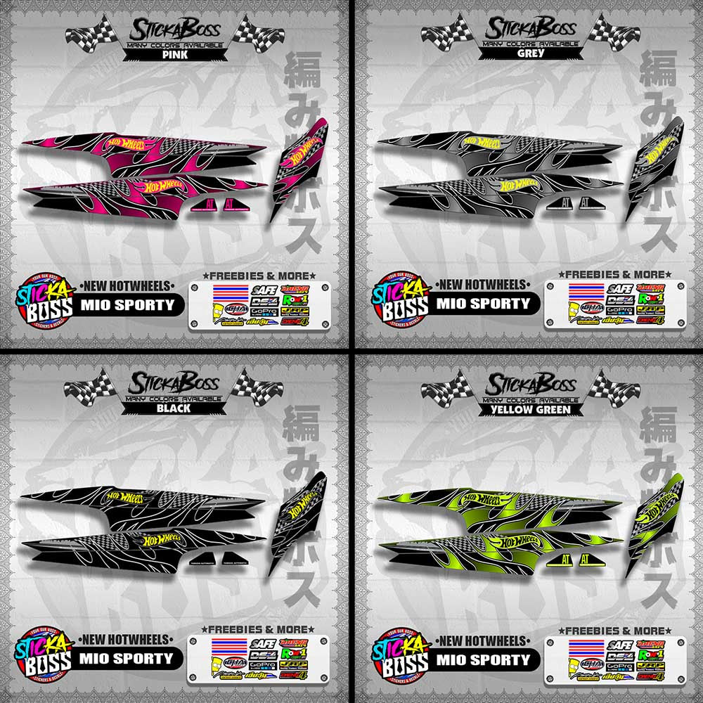MIO SPORTY DECALS ( NEW HOTWHEELS )【WITH FREEBIES】