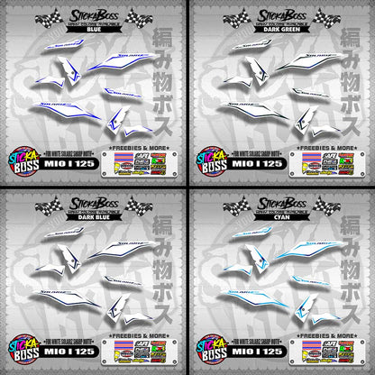 MIO I 125 MALAYSIAN DECALS ( FOR WHITE SOLARIZ SHARP MOTIF )【WITH FREEBIES】