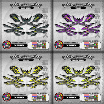 XMAX DECALS ( NEW HOTWHEELS )【WITH FREEBIES】