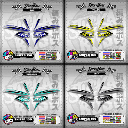 SNIPER 150 DECALS ( 20TH YEARS ANNIVERSARY )【WITH FREEBIES】