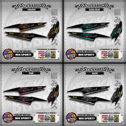 MIO SPORTY STICKER DECALS ( 2024 JRP NEW BOX )【WITH FREEBIES】