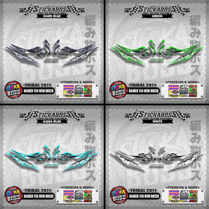 RAIDER 150 NEW BREED DECALS ( TRIBAL 2011 )【WITH FREEBIES】