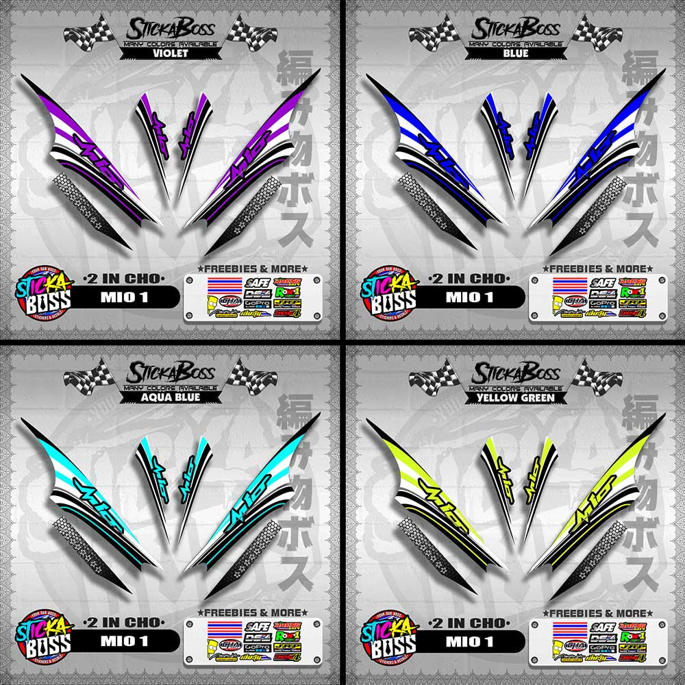 MIO 1 DECALS ( 2 IN CHO )【WITH FREEBIES】